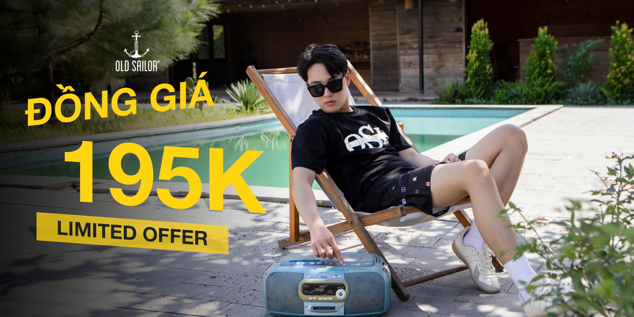 ƯU ĐÃI LIMITED OFFER – HÀNG LOẠT ITEM THỜI TRANG NAM ĐỒNG GIÁ CHỈ 195K
