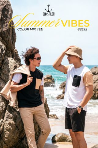 Áo Thun Nam OSL Color Mix Tee 88595 – Phối màu trẻ trung, thoải mái cho mùa hè