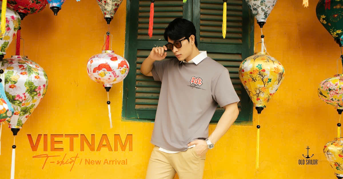 Áo thun nam OSL Vietnam Tee – Phong cách trẻ trung mang dấu ấn Việt