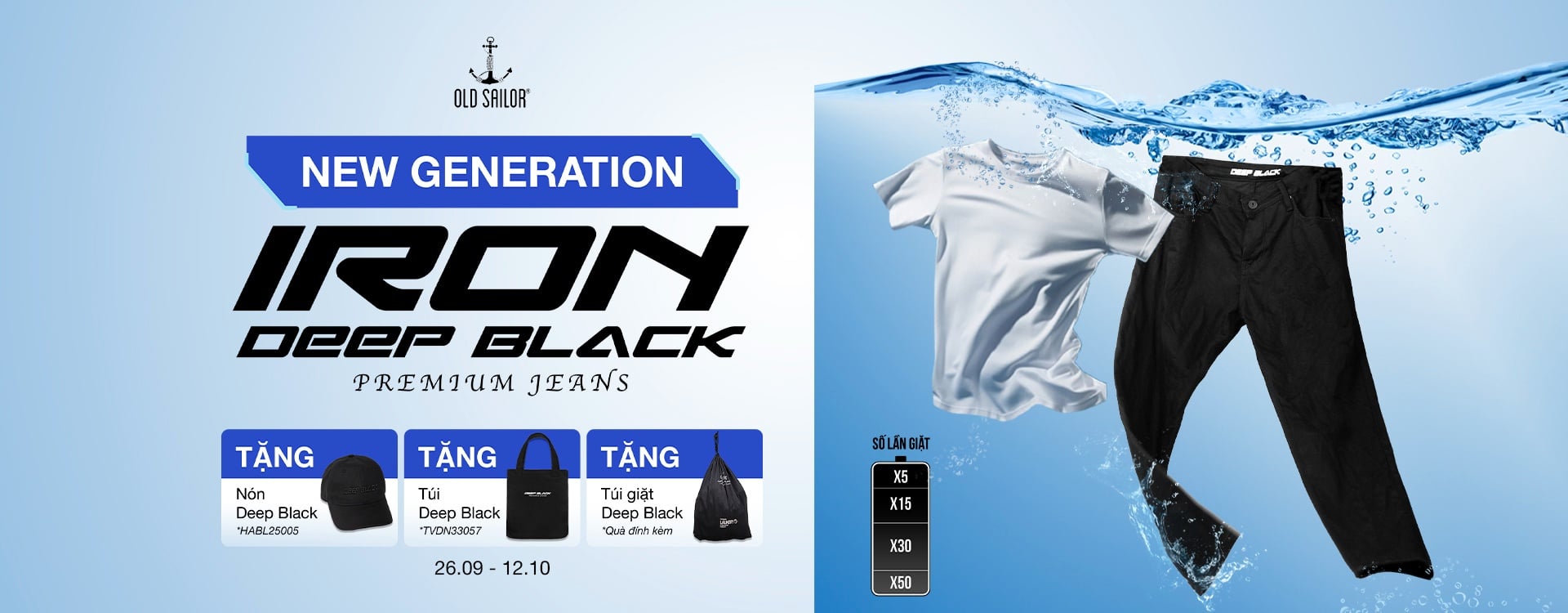 RA MẮT SIÊU PHẨM MỚI: IRON JEANS DEEP BLACK – NHẬN QUÀ ĐỘC QUYỀN