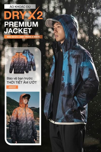 OSL DRYX2 PREMIUM JACKET – Áo khoác trượt nước cao cấp cho phong cách thể thao hiện đại