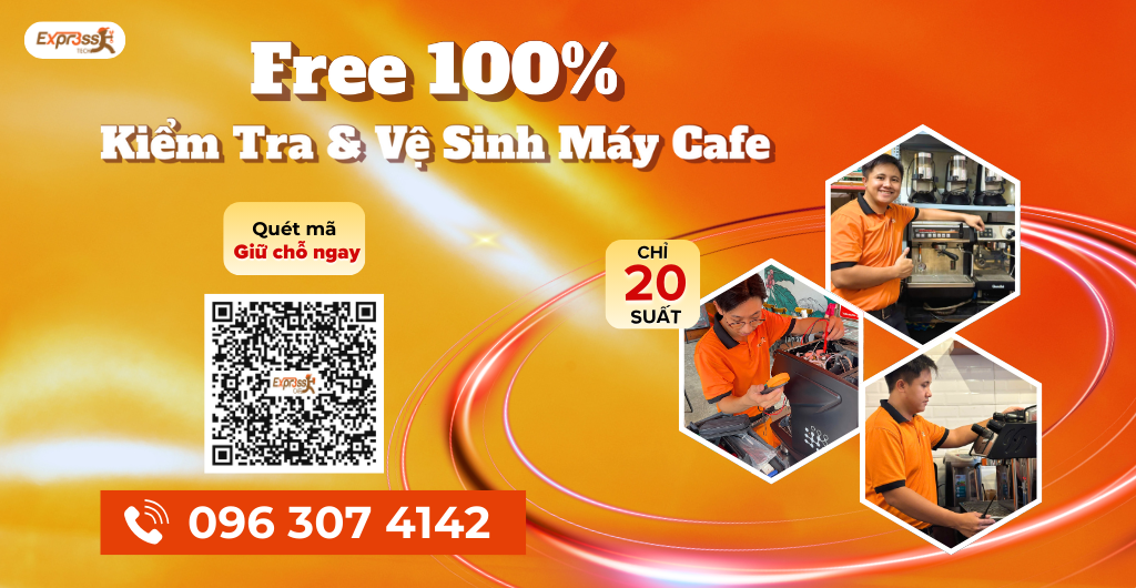 ĐỪNG ĐỂ MÁY PHA CAFE LỖI NGAY MÙA TẾT CAO ĐIỂM!