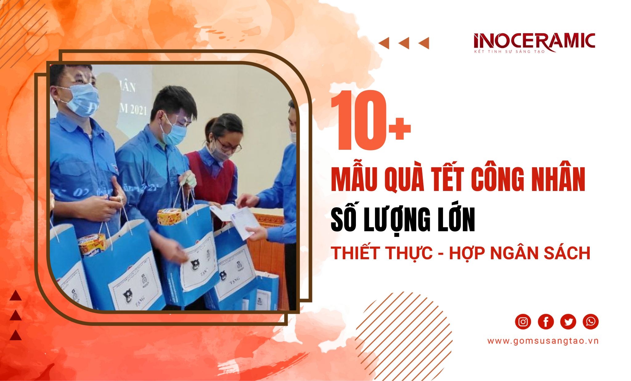 10+ quà Tết công nhân thiết thực, phù hợp ngân sách doanh nghiệp