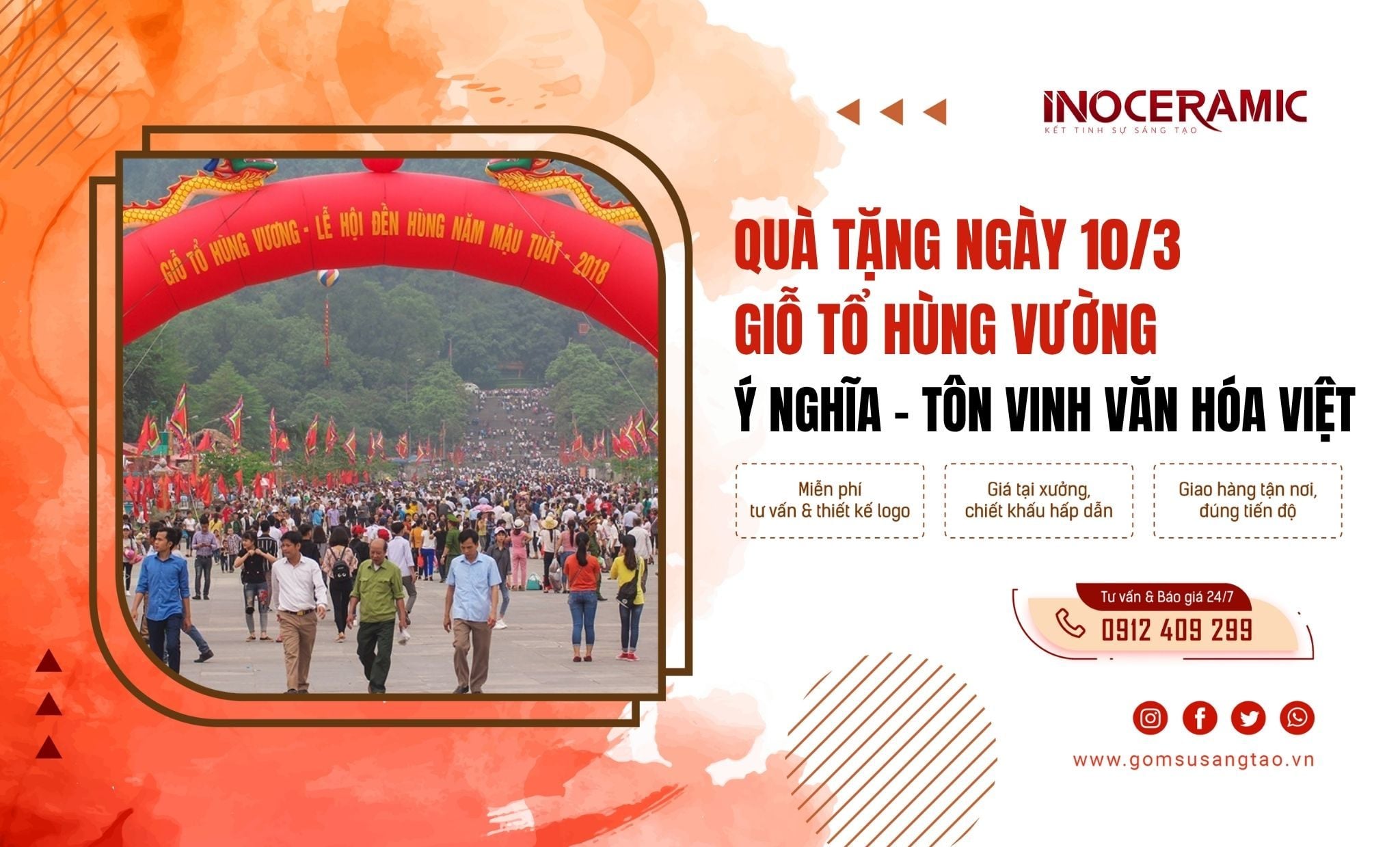 List quà tặng Giỗ Tổ Hùng Vương ý nghĩa, tôn vinh văn hóa cho doanh nghiệp