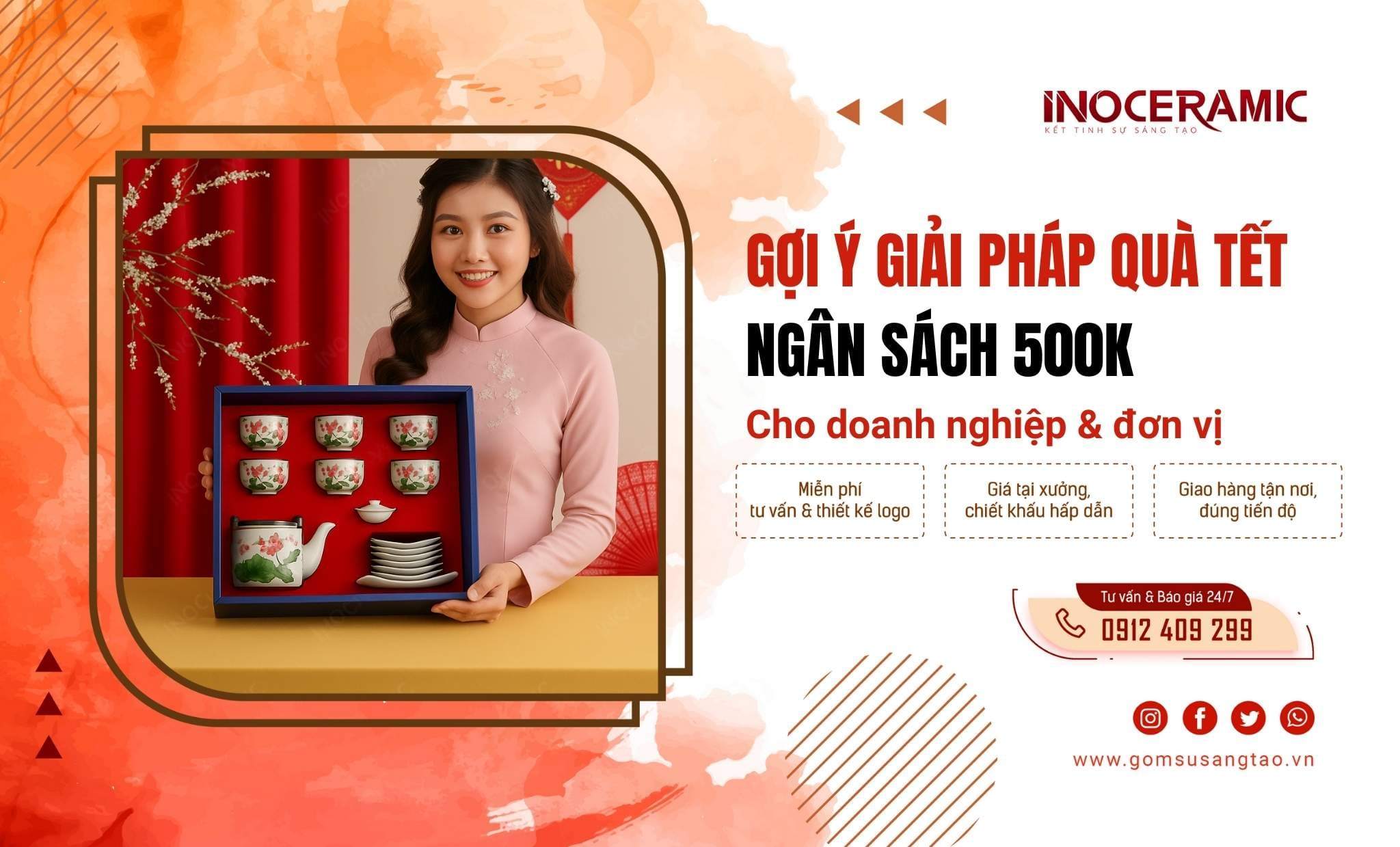 500+ Giải pháp quà Tết ngân sách 500k cho doanh nghiệp: Đẹp - chất - đáng tiền
