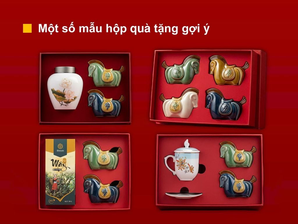 Bộ tượng ngựa gốm sứ cao cấp sản xuất theo yêu cầu tại xưởng