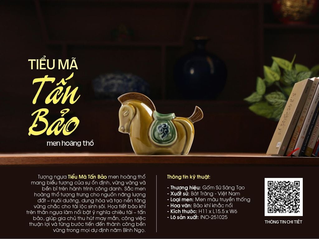 Tượng ngựa Mã Tiểu Dã làm quà tặng lưu niệm