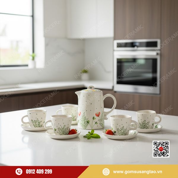 Quà Tết doanh nghiệp bộ bình nước Indochine Sắc Xuân