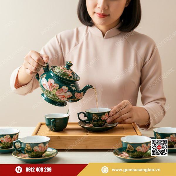 Hộp quà Tết Ngọc Liên Phú Quý – quà biếu sang trọng, phú quý viên mãn.