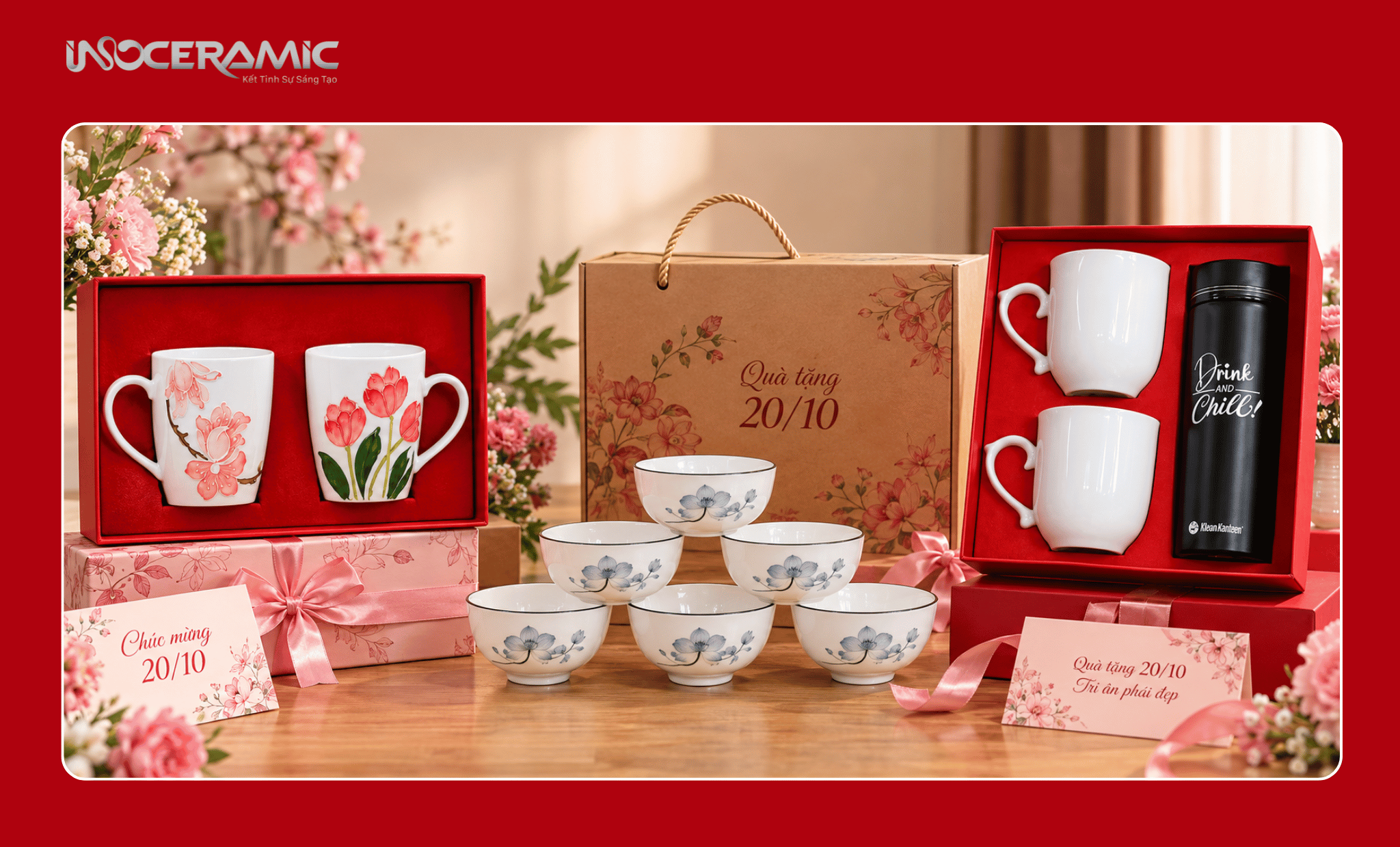Phân khúc quà tặng 20-10 tinh tế và thiết thực từ 100k đến 200k