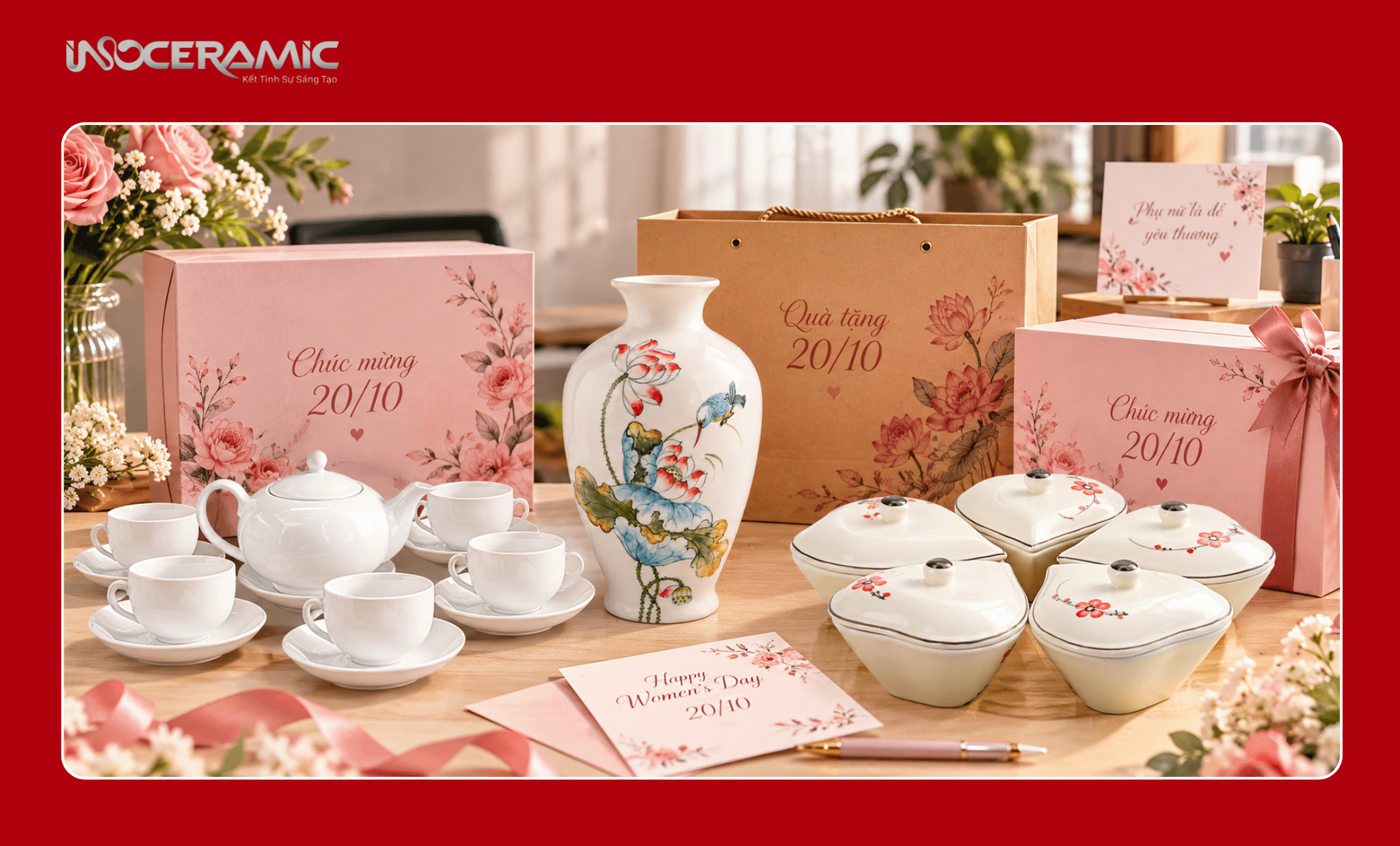 Quà 20/10 từ 200k đến 300k cho nữ nhân viên văn phòng