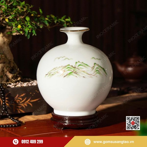 Quả hút lộc Mã Đáo Thành Công gốm sứ Bát Tràng làm quà Tết doanh nghiệp ý nghĩa