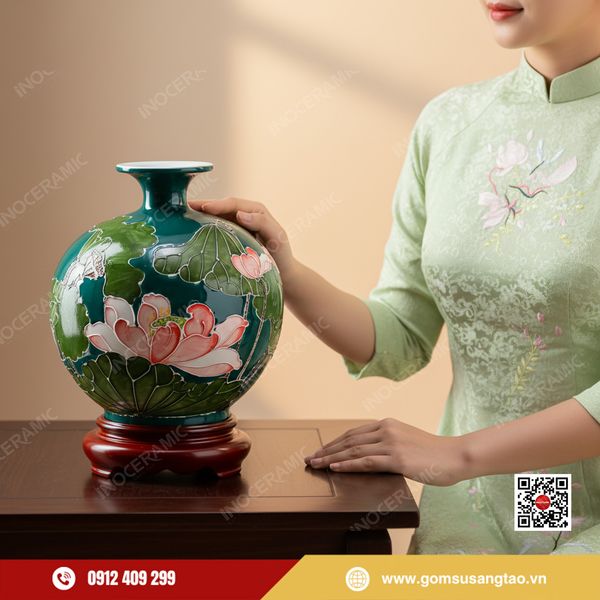 Quà Tết B2B bình hút lộc men ngọc chiêu tài tụ lộc đầu năm mới.