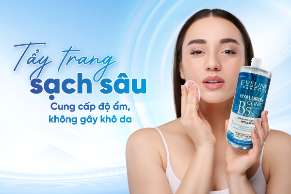 Nước Tẩy Trang Eveline B5 Hyaluron Clinic: Review Chi Tiết, Có Tốt Không?