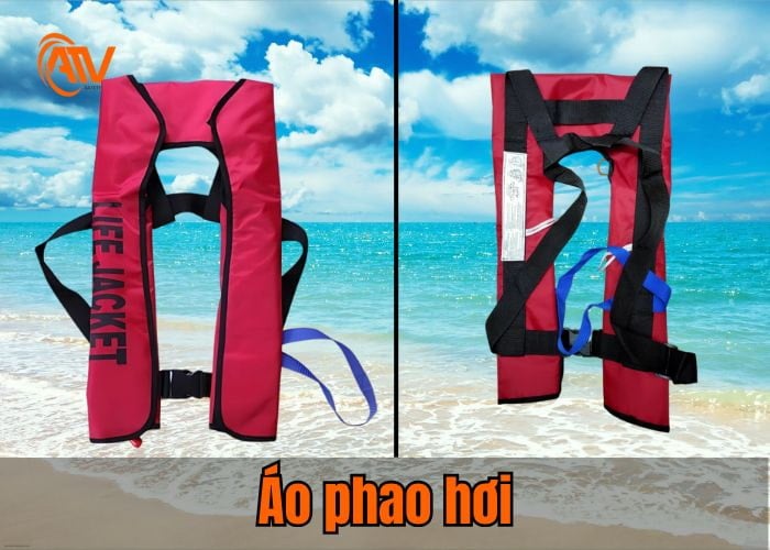 Loại áo phao tự thổi bằng khí nén