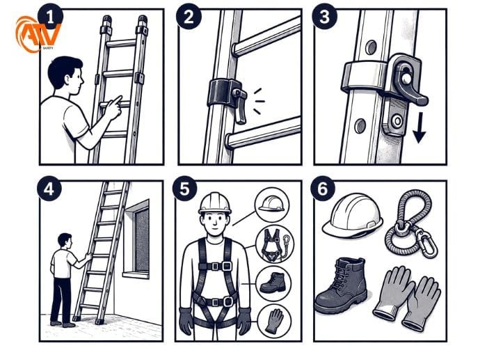 Kiểm tra thang nhôm rút hiệu quả trước khi sử dụng an toàn