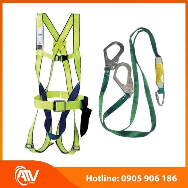 Dây đai an toàn COV B2 2 móc đạt chuẩn