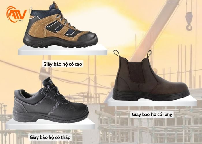 Các kiểu dáng phổ biến về giày bảo hộ lao động công trường