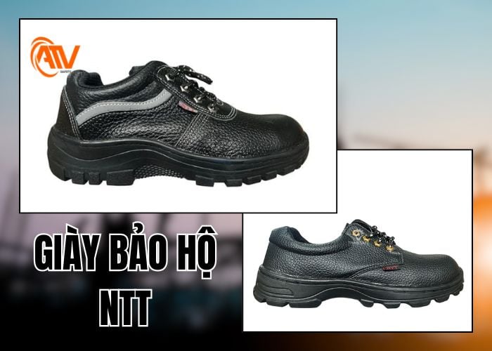 Giày bảo hộ NTT chất liệu da thật tăng độ bền