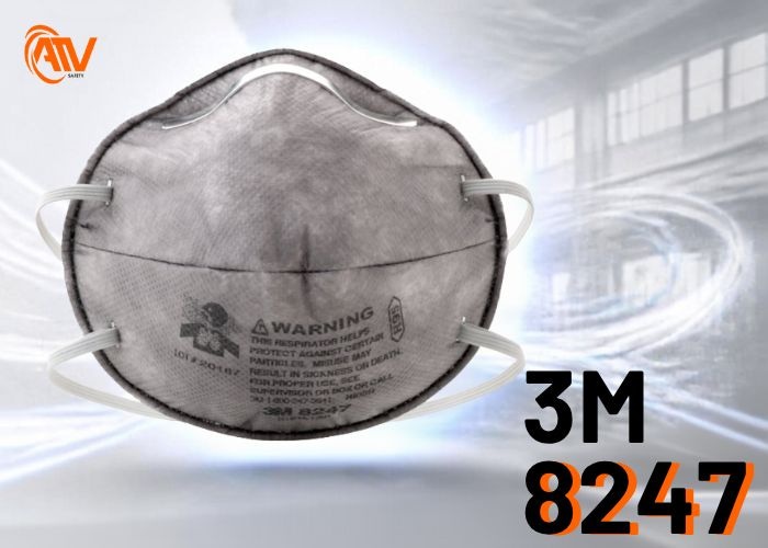 Khẩu trang 3M 8247 lọc bụi và hơi hữu cơ an toàn trong các môi trường sử dụng