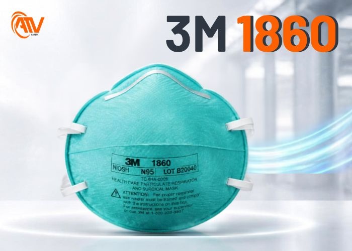 Khẩu trang lọc bụi hiệu quả 3M 1860 N95 an toàn cho người sử dụng trong nhiều môi trường