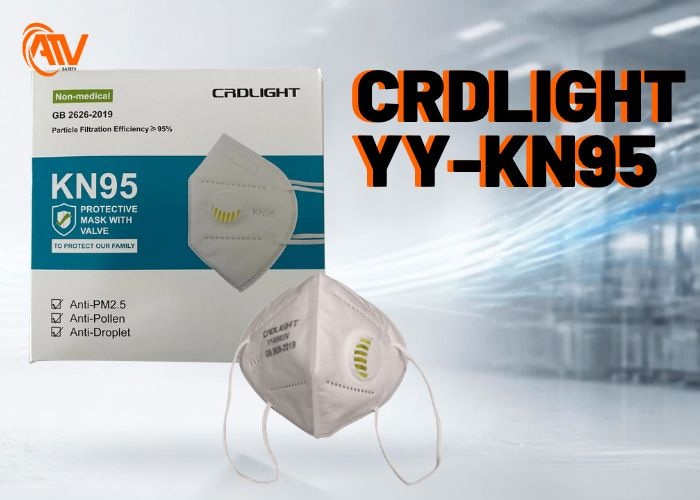 Khẩu trang lọc bụi Crdlight YY-KN95 thuận tiện cho việc bảo và cấp phát trong môi trường lao động