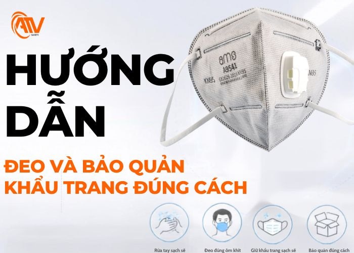 Hướng dẫn đeo và bảo quản khẩu trang chống bụi đầy đủ và đúng cách