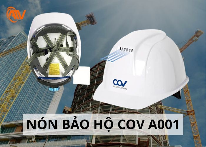 Nón bảo hộ Hàn Quốc COV A001 cách điện tốt trong nhiều môi trường lao động