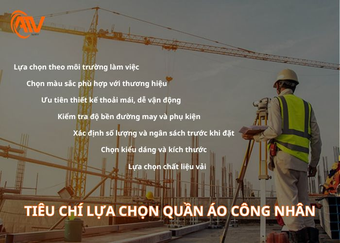 Tiêu chí lựa chọn quần áo bảo hộ công nhân phù hợp cho người lao động