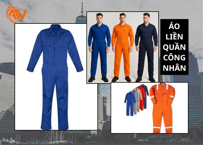 Áo liền quần công nhân phù hợp với môi trường cần hạn chế bụi bẩn bám vào quần áo bên trong