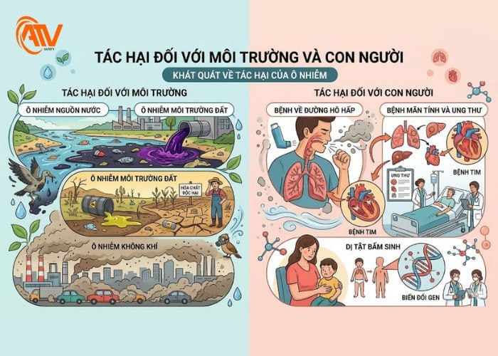 tác hại của rác thải công nghiệp