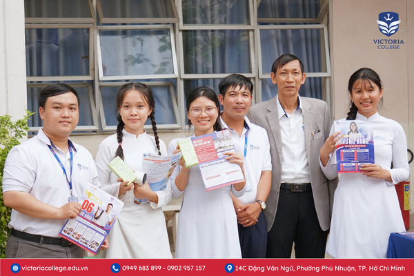 Tư Vấn Tuyển Sinh 2026 tại THPT Giồng Ông Tố cùng Victoria College