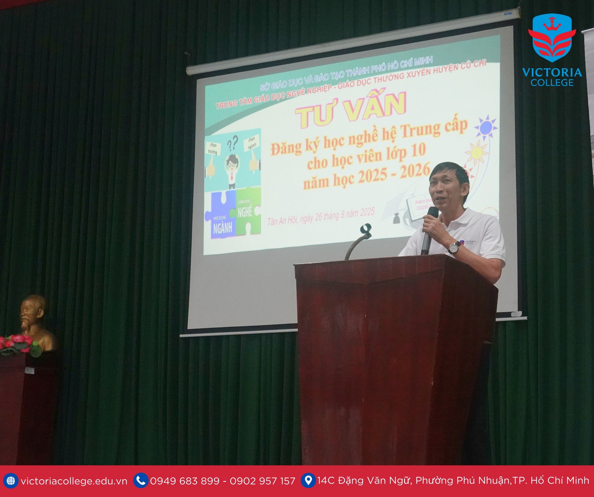 HOẠT ĐỘNG TƯ VẤN TUYỂN SINH 9+ TẠI CỦ CHI