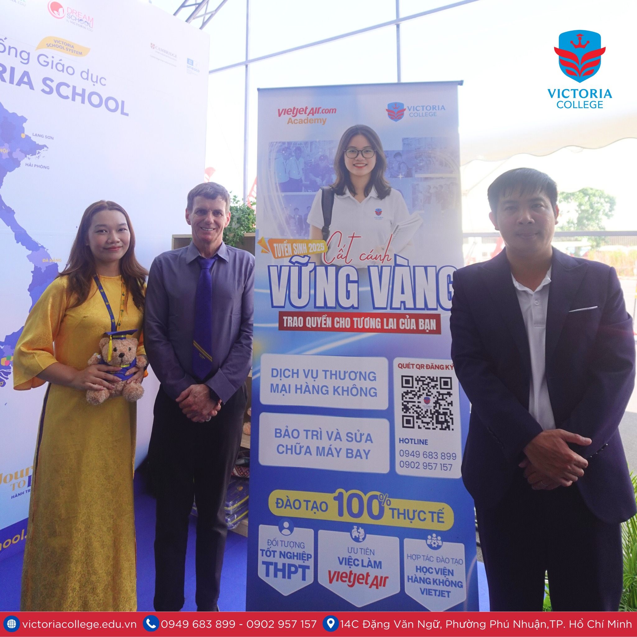 VICTORIA COLLEGE CÓ MẶT TẠI TRIỂN LÃM 80 NĂM THÀNH TỰU ĐẤT NƯỚC