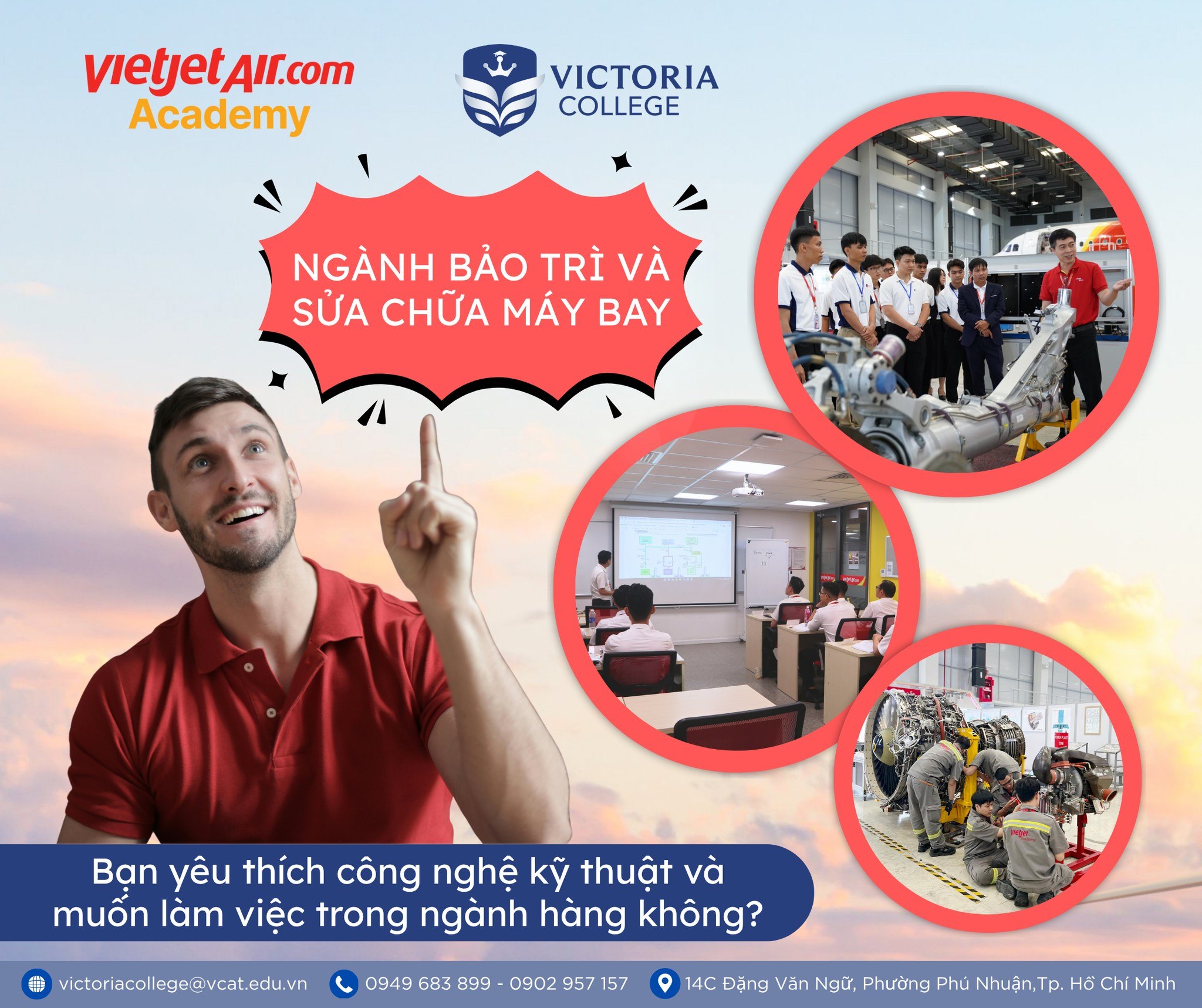 BIẾN ĐAM MÊ THÀNH SỰ NGHIỆP VỮNG CHẮC - LÀM VIỆC NGAY TẠI VIETJET!