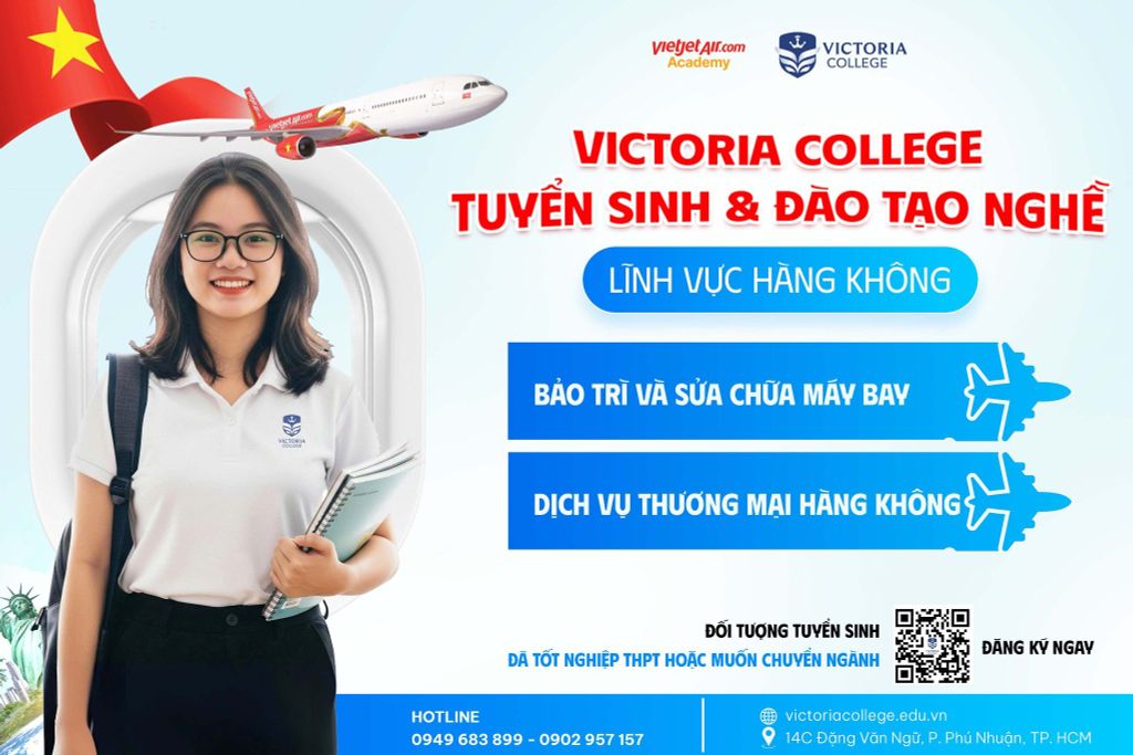 Victoria College – Đơn vị tiên phong đào tạo nghề trong lĩnh vực hàng không