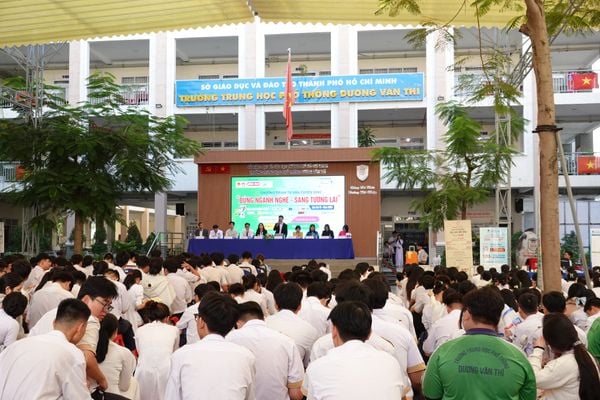 ĐỊNH HƯỚNG TƯƠNG LAI CÙNG CÁC BẠN HỌC SINH KHỐI 12 TẠI THPT DƯƠNG VĂN THÌ