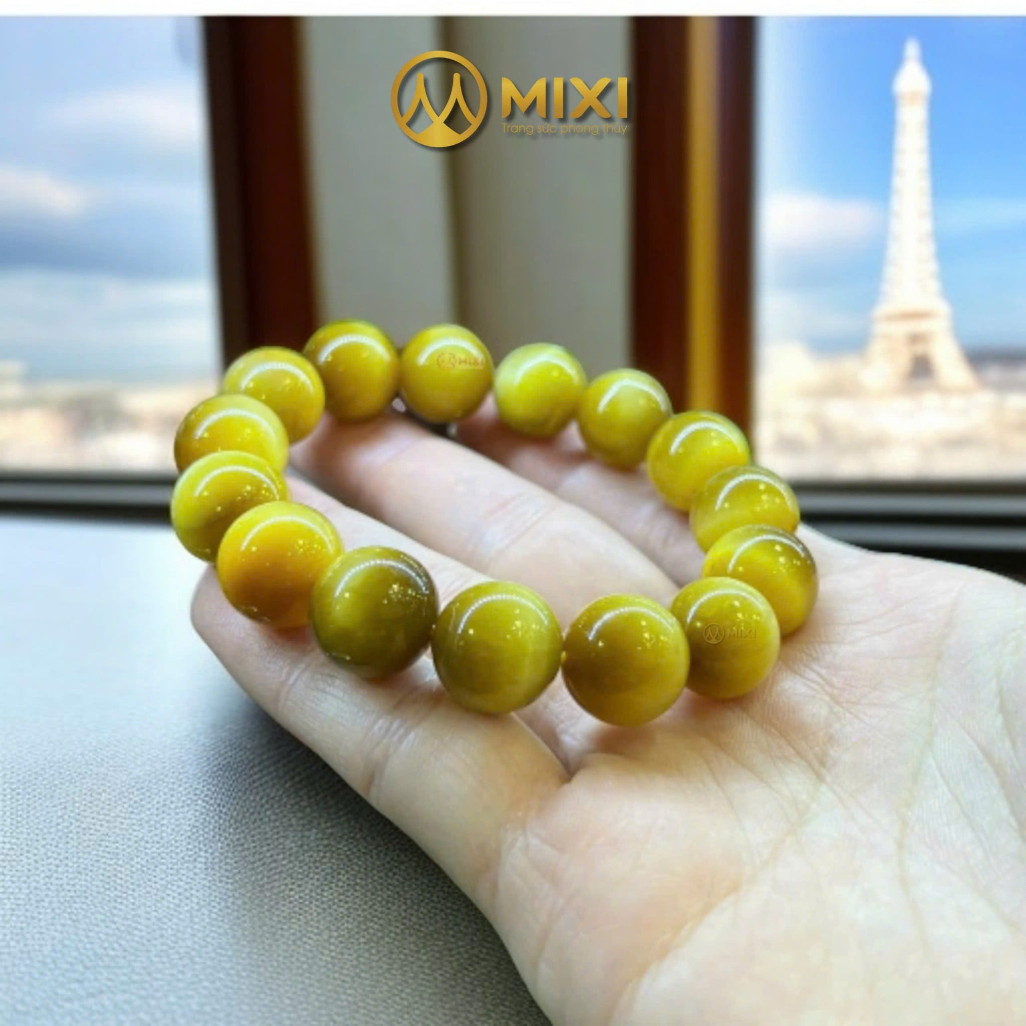 VÒNG TAY ĐÁ MẮT HỔ VÀNG TƯƠI – BẢN LĨNH & TÀI LỘC CHO NAM 2026 BÍNH NGỌ 🐅