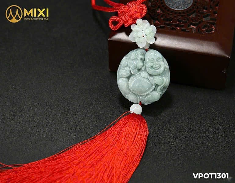 DÂY TREO Ô TÔ PHẬT DI LẶC NGỌC JADE – BÌNH AN TRÊN MỖI CHẶNG ĐƯỜNG