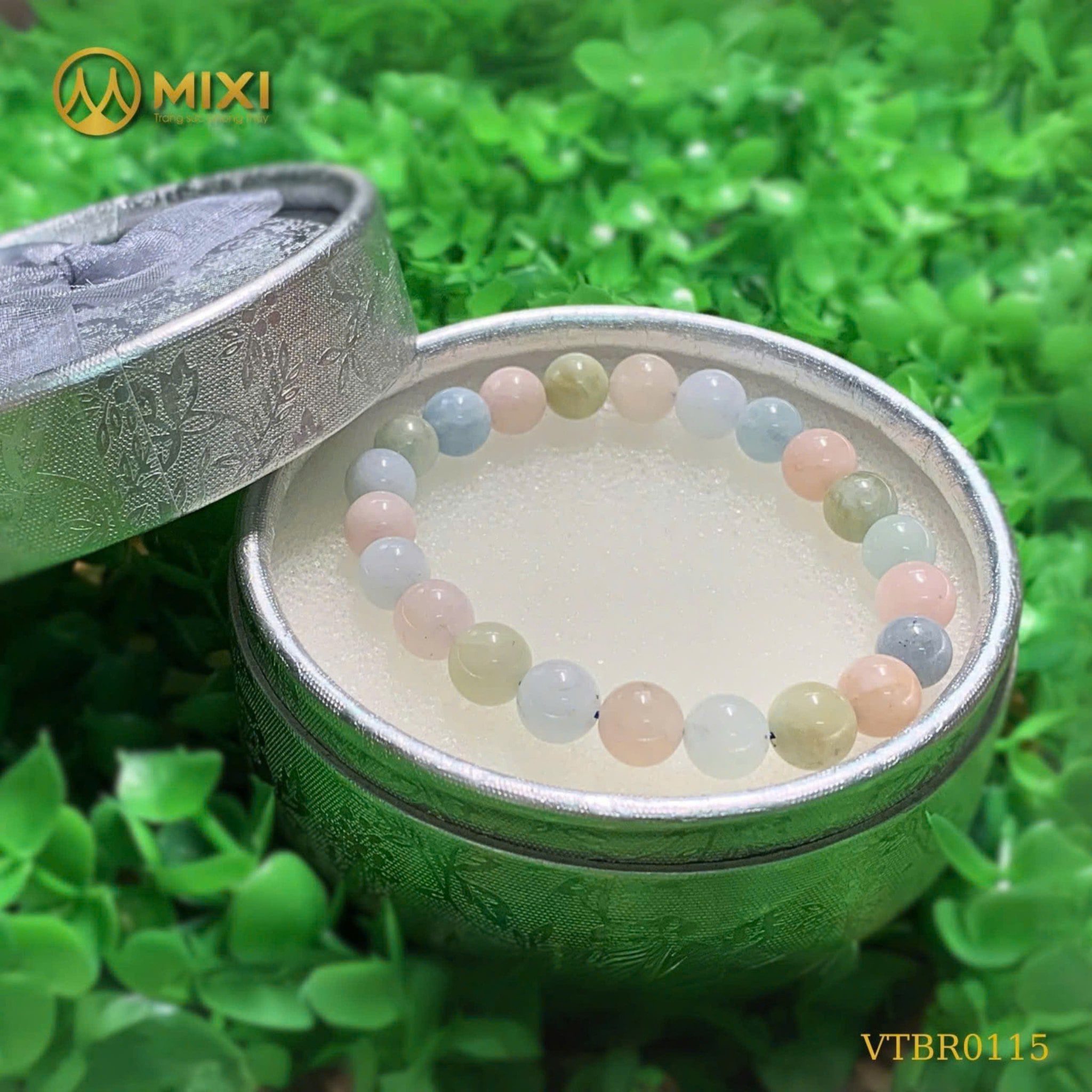 VÒNG TAY ĐÁ BERYL ĐA SẮC: VẺ ĐẸP THANH TÂN – CÂN BẰNG NGŨ HÀNH, THU HÚT NĂNG LƯỢNG TÍCH CỰC