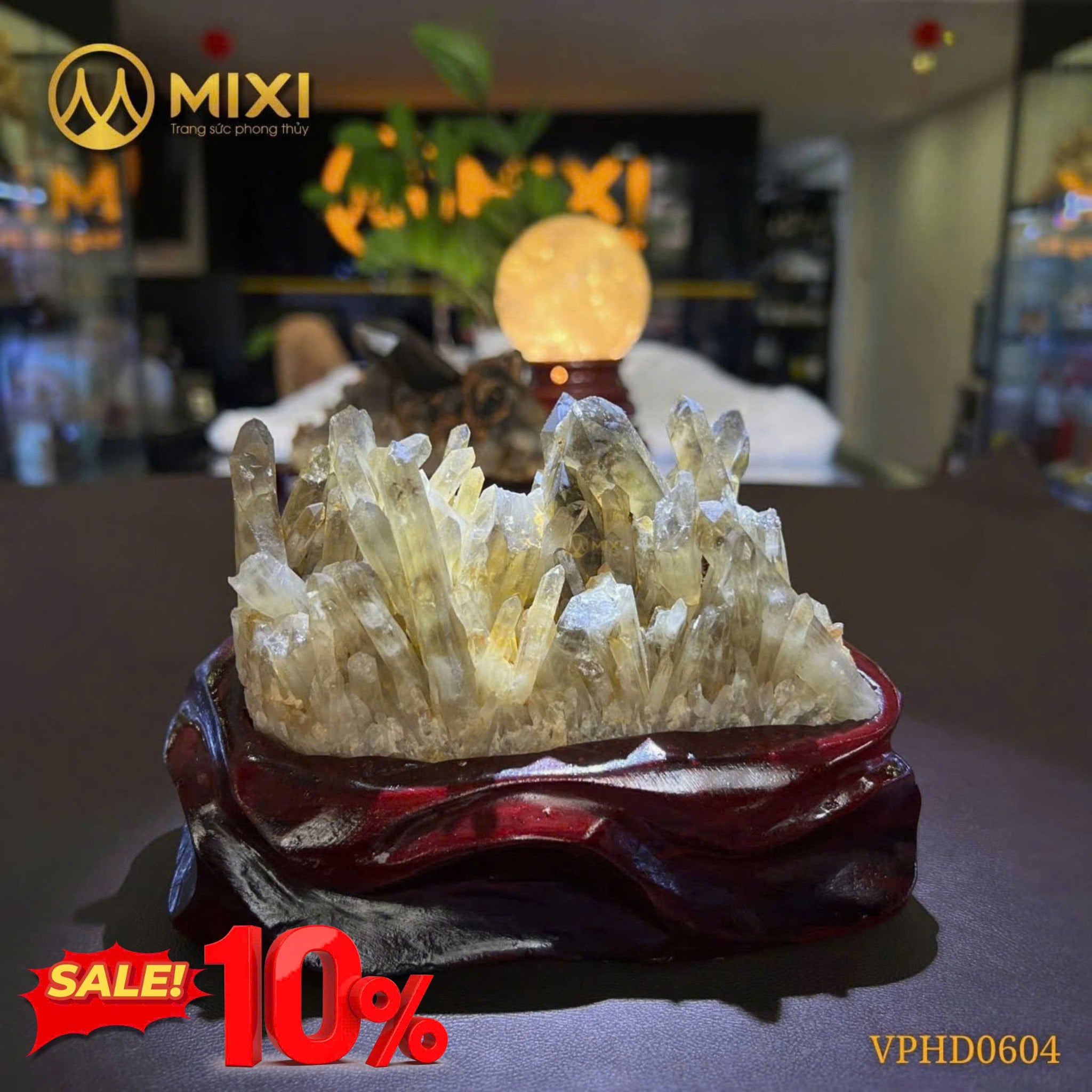 ĐÁM TINH THỂ THẠCH ANH ĐEN KHÓI: LÁ CHẮN BỨC XẠ – KHAI MỞ TƯ DUY (ƯU ĐÃI 10% ĐẾN HẾT 18/3)