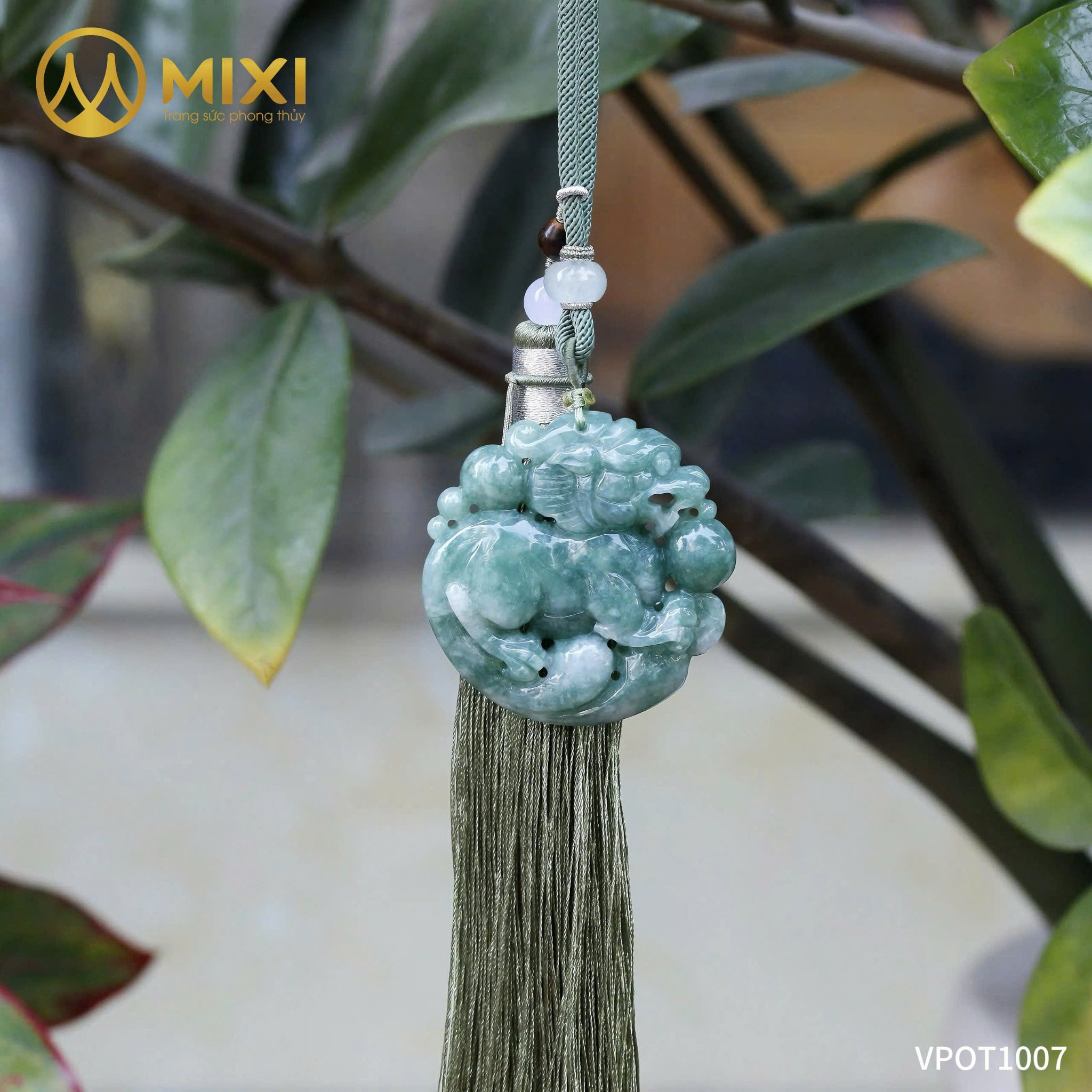 KHÁNH TREO TỲ HƯU TÀI LỘC NGỌC CẨM THẠCH: CHIÊU TÀI TIẾN BẢO – TRẤN TRẠCH BÌNH AN – ĐẲNG CẤP VƯƠNG GIẢ