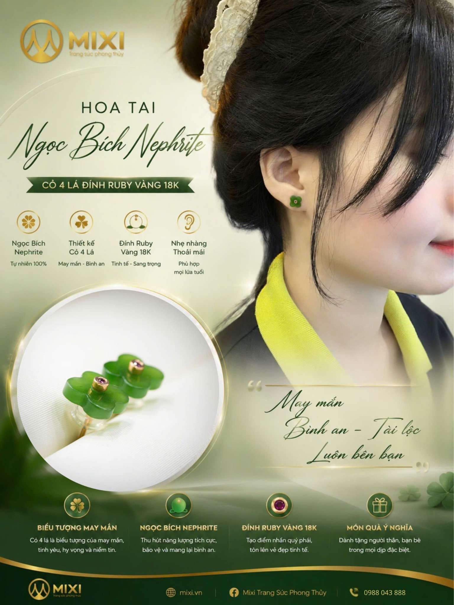 🍀 Có những món trang sức không chỉ để đẹp… mà còn mang theo những điều tốt lành.