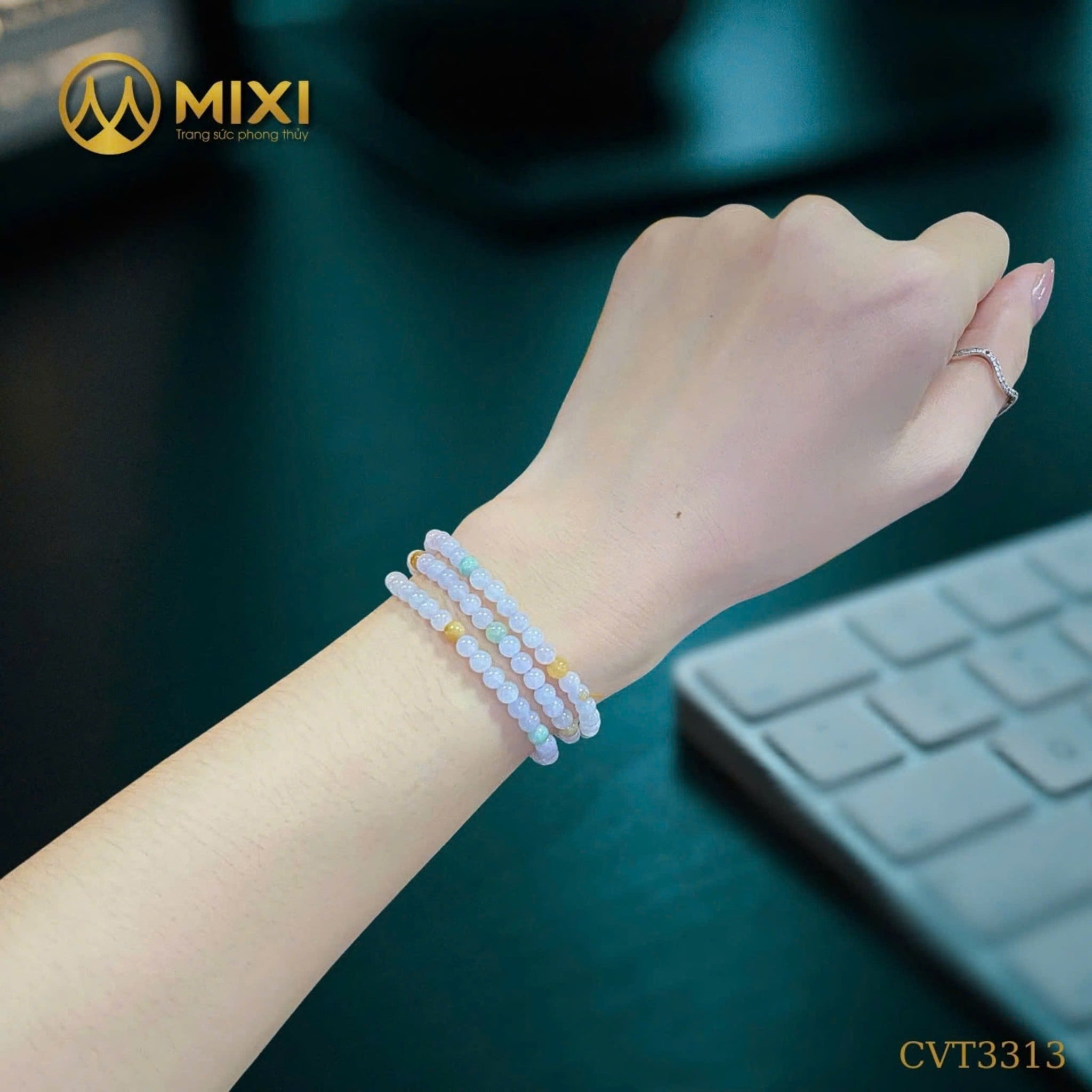 Chuỗi 3 Vòng Ngọc Tím Môn Tứ Quý Myanmar – Sắc Nước Cao Quý, Bốn Mùa Viên Mãn