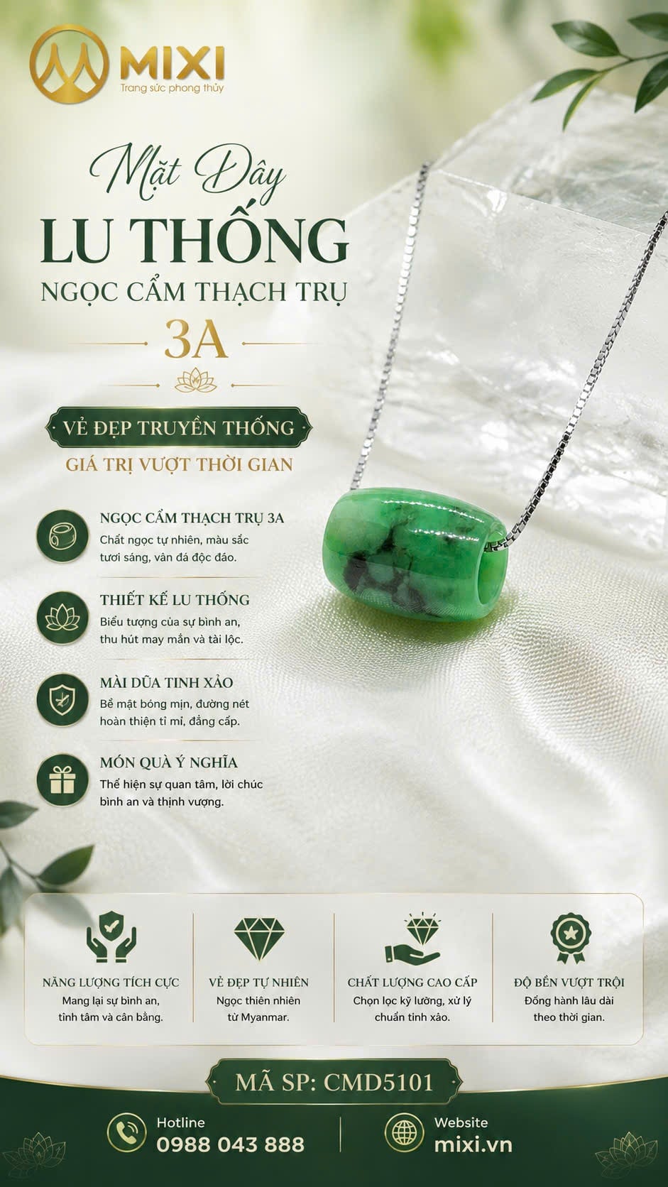 ✨ LU THỐNG NGỌC CẨM THẠCH – NÉT ĐẸP AN YÊN, TINH HOA TỪ THIÊN NHIÊN ✨