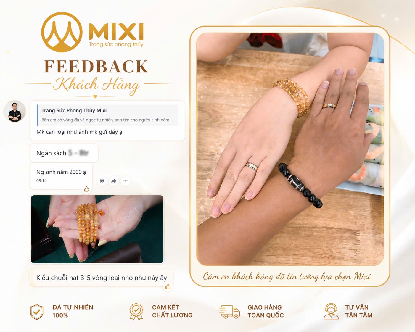 🌟 FEEDBACK LÊN TAY SIÊU XINH TỪ KHÁCH YÊU CỦA MIXI 🌟