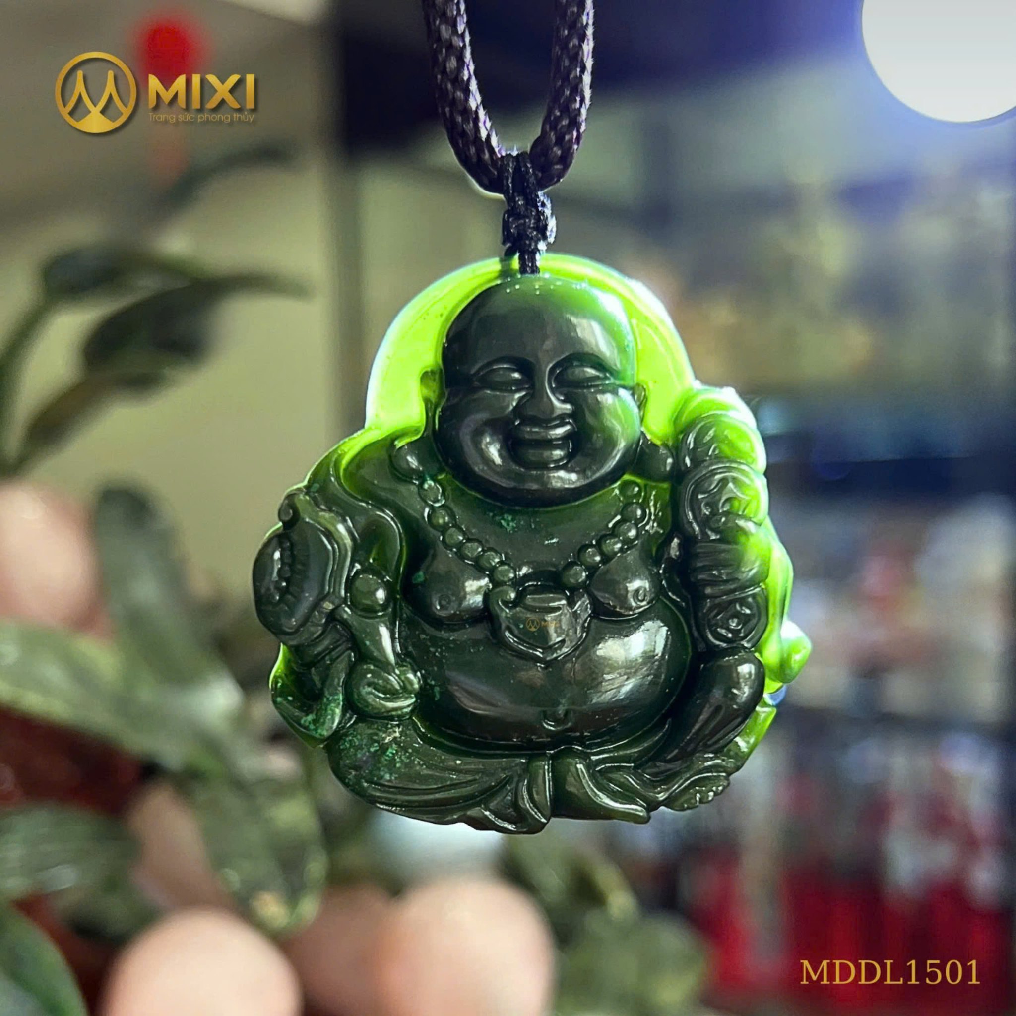 MẶT DÂY PHẬT DI LẶC NGỌC BÍCH – HOAN HỶ, BÌNH AN & PHÚC KHÍ CHO 2026 BÍNH NGỌ