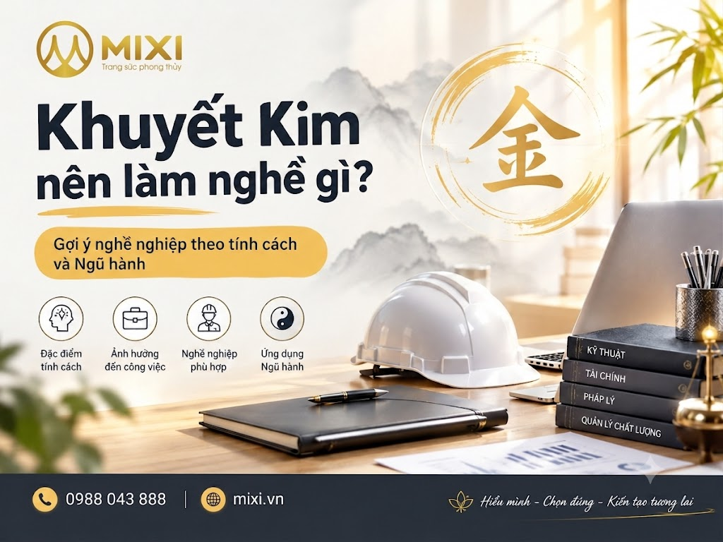 Khuyết Kim nên làm gì? tư vấn chọn nghề theo phong thuỷ