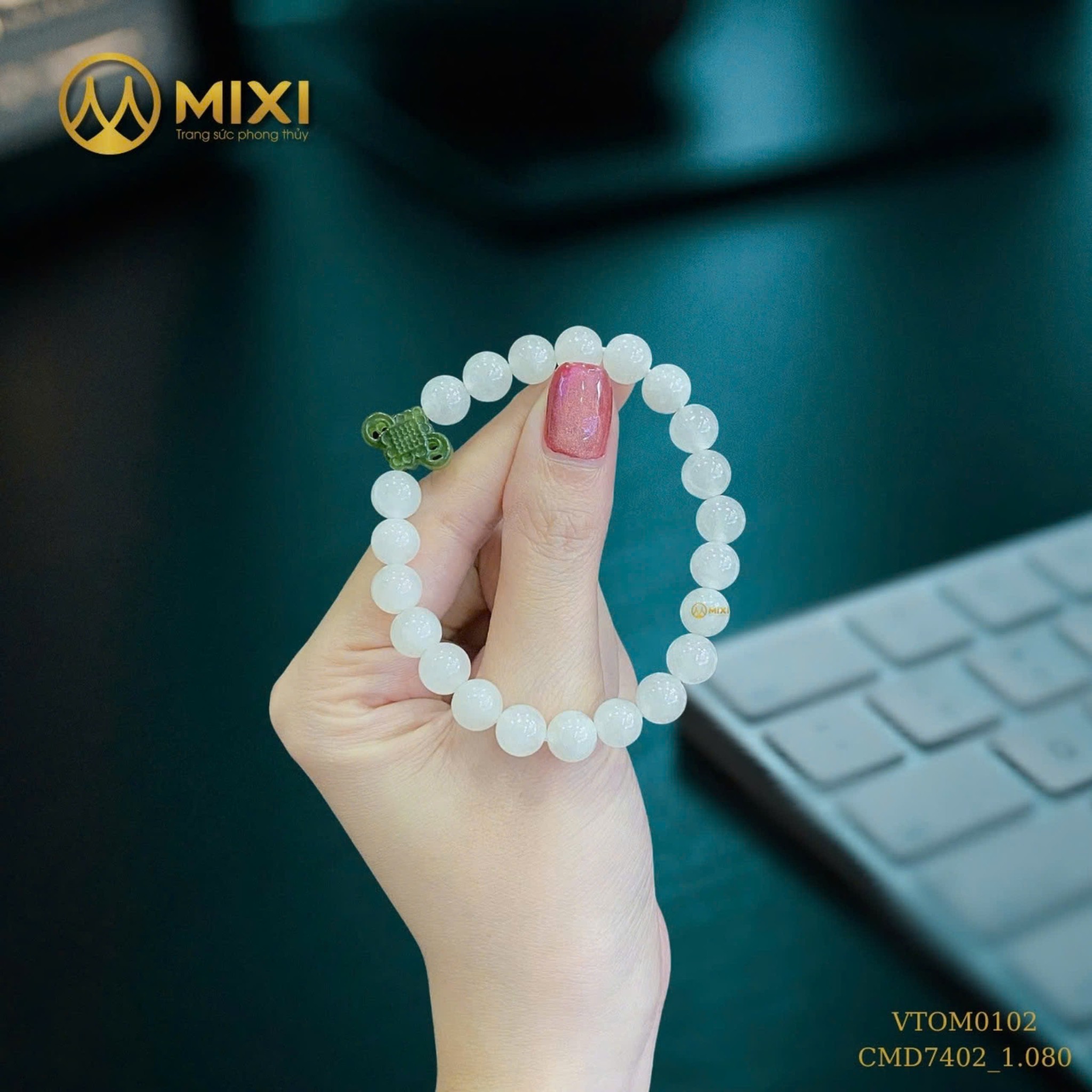 VÒNG ONYX MARBLE MIX MẶT DÂY NGỌC BÍCH CÁT TƯỜNG – LỜI CHÚC AN LÀNH & THUẬN LỢI CHO NĂM MỚI