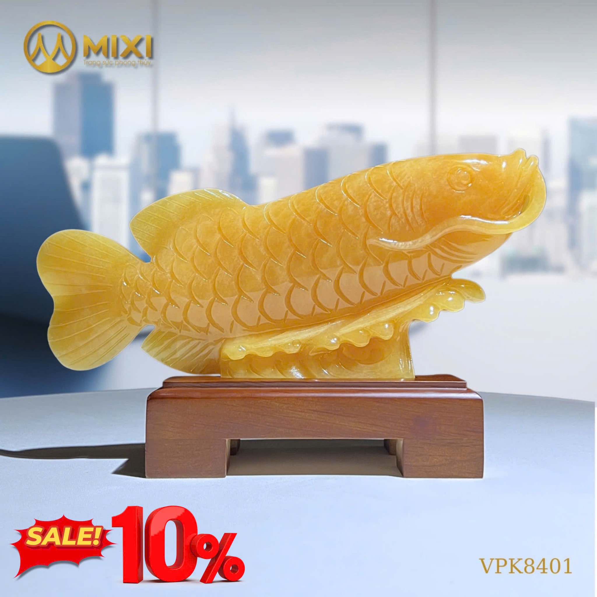 TƯỢNG CÁ CHÉP VƯỢT VŨ MÔN NGỌC HOÀNG LONG: BỨT PHÁ THÀNH CÔNG – HÓA RỒNG KIÊU HÃNH (ƯU ĐÃI 10% ĐẾN HẾT 18/3)